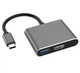 Переходник адаптер Type-C на USB, HDTV, Type-C (R051782) - изображение 1