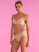 Бюстгальтер Victoria's Secret (25789895788) Lightly Lined Wireless Bra 75B бежевий - зображення 4