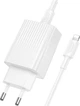 Мережевий зарядний пристрій Borofone BAS75A Source single port PD30W charger set (C to iP) (EU) White (6941991122842) - зображення 2