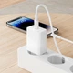 Мережевий зарядний пристрій Borofone BAS75A Source single port PD30W charger set (C to iP) (EU) White (6941991122842) - зображення 5