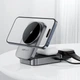 Беспроводное зарядное устройство Acefast E22 Desktop 3-in-1 Wireless Charging holder Metal Gray (6974316284079) - изображение 6