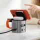 Беспроводное зарядное устройство Acefast Z9 80W 6-in-1 multifunctional GaN desktop charging station Metal Grey (6974316285809) - изображение 8