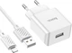 Сетевое зарядное устройство Hoco C106A Leisure single port charger set (iP) 10.5W White (6931474783899) - изображение 4