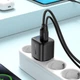 Сетевое зарядное устройство Acefast A114 PD25W GaN charger (USB-A+USB-C) with digital display Black (6974316284437) - изображение 6