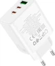 Сетевое зарядное устройство Hoco C126A Pure power PD40W three-port(2C1A) charger White (6931474798725) - изображение 4