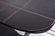 Стол обеденный раскладной в гостиную/кухню Infinity Ceramic 160(+80)х95 Signal черный матовый/черный AZARIO BLACK (металл/закаленное стекло/керамика) (INFINITYCBC160) - изображение 6