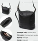 Сумка кросс боди через плечо женская из натуральная кожи Vintage leather-22305 Черная - изображение 14