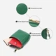 Сумка кросс-боди женская кожаная Vintage leather-22341 Зеленая - изображение 6
