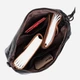 Сумка кросс боди через плечо женская из натуральная кожи Vintage leather-22379 Черная - изображение 8