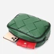 Сумка кросс боди через плечо женская из натуральная кожи Vintage leather-22410 Зеленая - изображение 9