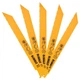 Zestaw brzeszczotów do piły szablastej DeWalt BIM 203 mm 5 szt (DT2387-QZ) - obraz 2