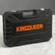 Набір автомобільного інструменту KINGQUEEN 150 предметів у кейсі, універсальний комплект 1/4", 3/8", 1/2" для ремонту авто, дому та гаража - зображення 5