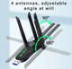 Потужний дводіапазонний 1200 Mbps Wi-Fi адаптер 2.4/5GHz + Bluetooth 5.4 - зображення 2