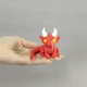 Декоративная фигурка Красный дракон из PLA-пластика 70 мм - изображение 13