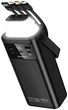 Внешний аккумулятор BOROFONE BJ65 High 22.5W+PD20W+four-cables power bank(30000mAh) Black - изображение 1
