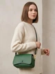 Сумка кросс боди через плечо женская из натуральная кожи Vintage leather-22430 Зеленая - изображение 2