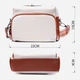 Сумка кросс боди через плечо женская из натуральная кожи Vintage leather-22589 Белая - изображение 5