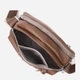 Сумка кросс боди через плечо женская из натуральная кожи Vintage leather-22596 Коричневая - изображение 10