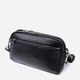Сумка кросс боди через плечо женская из натуральная кожи Vintage leather-22597 Черная - изображение 2