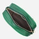 Сумка кросс боди через плечо женская из натуральная кожи Vintage leather-22613 Зеленая - изображение 10