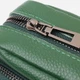 Сумка кросс боди через плечо женская из натуральная кожи Vintage leather-22635 Зеленая - изображение 9