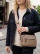 Сумка кросс боди через плечо женская из натуральная кожи Vintage leather-22638 Бежевая - изображение 2