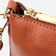 Сумка кросс-боди через плечо женская из натуральной кожи средняя Vintage leather-22645 Рыжая - изображение 8