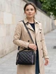 Сумка кросс боди через плечо женская из натуральная кожи Vintage leather-22667 Черная - изображение 2