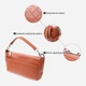 Сумка кросс боди через плечо женская из натуральная кожи Vintage leather-22804 Рыжяя - изображение 6