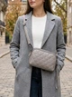 Сумка кросс боди через плечо женская из натуральная кожи Vintage leather-22810 Серая - изображение 2
