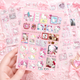 Стикеры Hello Kitty 200 шт, 8 листов А5 10,5х14,8 см - изображение 4