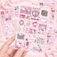 Стикеры Hello Kitty 200 шт, 8 листов А5 10,5х14,8 см - изображение 7