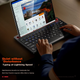 Клавиатура BIAZE PB554, беспроводная/Bluetooth, для iPad/планшетов - изображение 6