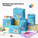 Маркеры акриловые Deli HM330-48 круглый корпус, для рисования и раскрасок, 48 цветов - изображение 9