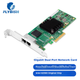 Серверная сетевая карта FLYBISH KY-340, PCIe x4, 2 порта, чип Intel 82580 - изображение 4
