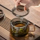 Чашка для заварювання чаю CRISTALGLASS, скляна кружка для зеленого чаю з окремими відділеннями, міні-чашка невеликої ємності для пиття води вдома та в офісі - изображение 8
