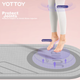 Амортизуючий килимок для скакалки Yottoy, професійний звукоізоляційний бездротовий килимок, спортивний фітнес, протишоковий потовщений килимок для скакалки, нековзний для домашнього використання - изображение 5