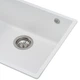 Кухонная мойка гранит GRANADO Under Top Max Speckled White GR3011 с сифоном - изображение 6