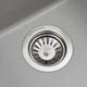 Кухонна мийка граніт GRANADO Under Top Mini Grey Stone GR3910 з сифоном - зображення 4