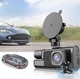 Автовідеореєстратор A22 3 камери FullHD WiFi задня камера нічний режим датчик удару руху записування відео - зображення 2