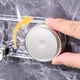 Вешалка с крючками на вакуумных присосках NoverHooks, черно-прозрачная - изображение 5