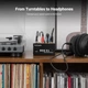 Фонокоректор Fosi Audio BOX X1 MM Phono Preamp для винилового проигрывателя, RCA + 3.5 мм, 12V - изображение 5