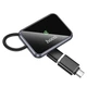 Бездротовий адаптер Hoco HU1 CarPlay USB A / USB C Black (6942007623674) - зображення 2