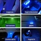 Беспроводная аккумуляторная RGB-подсветка для автомобиля LumerRide с 7 цветами - изображение 7