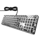 Комплект дротовий EWEADN TK100 Punk USB Black/White - зображення 1