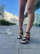 Босоножки женские на каблуке р. 36 черные (5120) - изображение 9