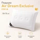 Подушка Air Dream Exclusive 50х70 см IDEIA два чехла с молнией антиаллергенная белая для сна - изображение 2