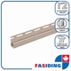 Планка сайдинга ПВХ FaSiding J-trim Какао 3.66 м - изображение 1