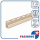 Планка сайдинга ПВХ FaSiding J-trim Мимоза 3.66 м - изображение 1