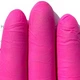 Рукавички нітрилові SafeTouch Advanced MAGENTA M без пудри текстуровані 100 шт. рожеві (1103-TG-C) - зображення 2